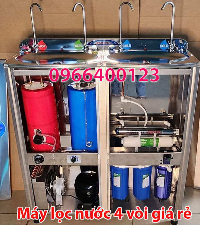 máy lọc nước nóng lạnh 4 vòi giá rẻ nhất