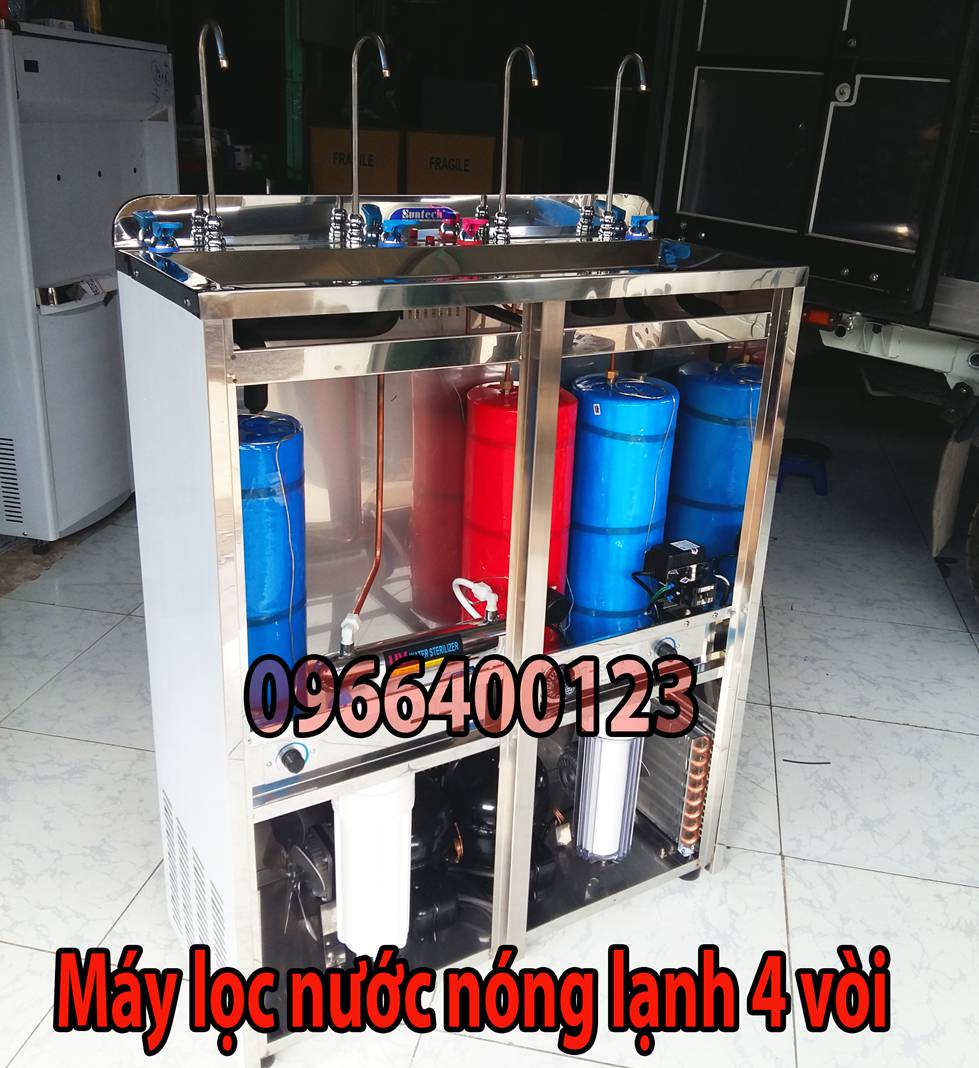 Máy nước uống nóng lạnh công nghiệp 4 vòi