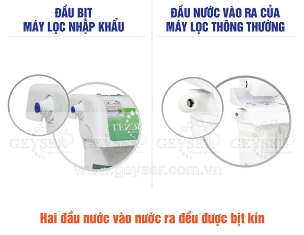 Đầu bịt kín máy geyser ecotar 4