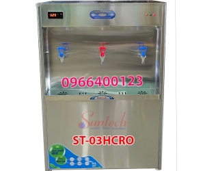 Máy lọc nước RO nóng lạnh công nghiệp 50L gắn 3 vòi
