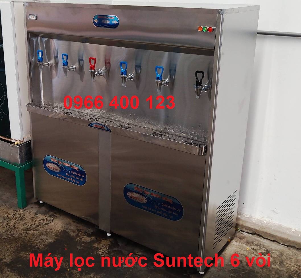 Máy lọc nước nóng lạnh công nghiệp 6 vòi ngang ST-06UF