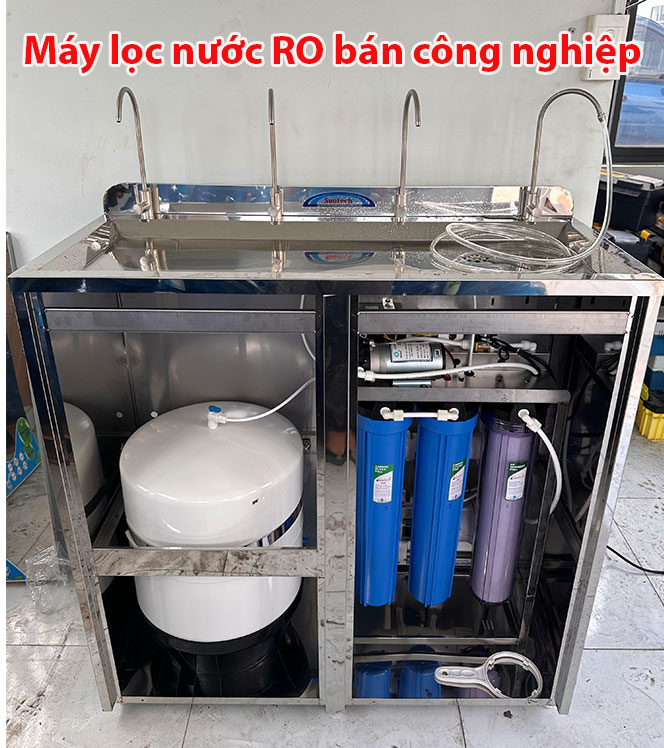 Máy Lọc Nước RO 60 l/h Có Tủ inox
