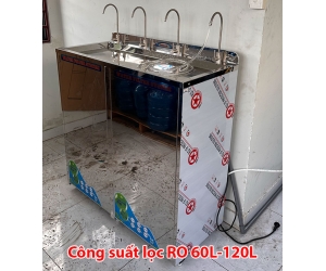 Máy Lọc Nước RO 60 l/h Có Tủ inox