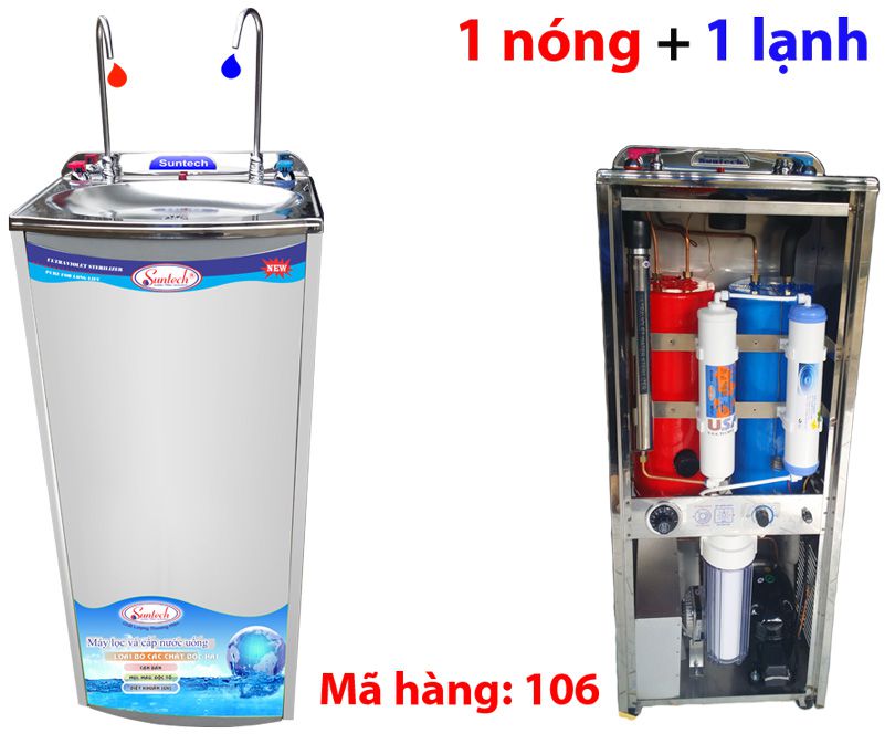 Máy Lọc Nước 2 Vòi Nóng Lạnh có đèn UV