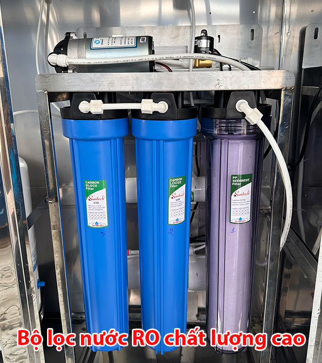 Máy Lọc Nước RO 60 l/h Có Tủ inox